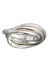 outstanding little rolling silver baby ring     